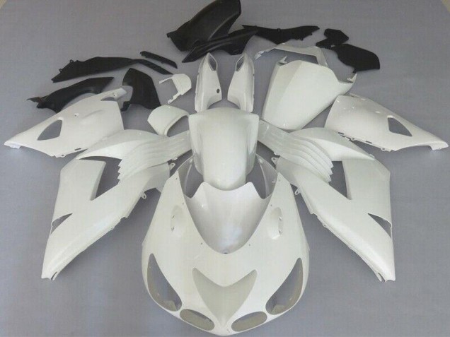 Affordable 2006-2011 Unpainted Kawasaki ZX14R ZZR1400 Replacement Motorcycle Fairings