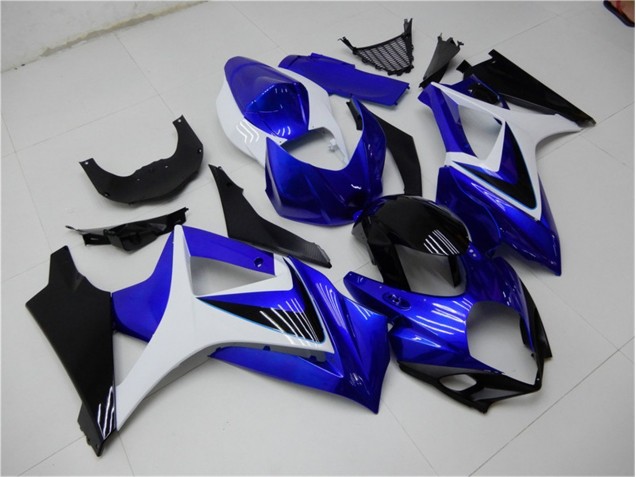 Affordable 2007-2008 Blue White Black Suzuki GSXR 1000 K7 Motorcylce Fairings