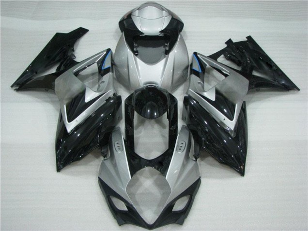 Affordable 2007-2008 Grey Black Suzuki GSXR 1000 K7 Motorcycle Fairing Kit