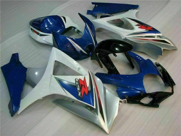 Affordable 2007-2008 Blue White Suzuki GSXR 1000 K7 Bike Fairings