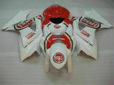 Affordable 2007-2008 Red White Suzuki GSXR 1000 K7 Motor Bike Fairings