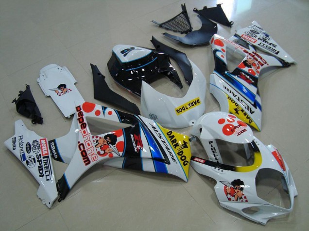 Affordable 2007-2008 Pepe Phone Suzuki GSXR 1000 K7 Motorcycle Fairings