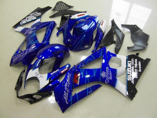 Affordable 2007-2008 Blue Corona Suzuki GSXR 1000 K7 Bike Fairings