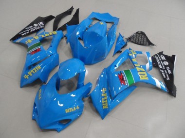 Affordable 2007-2008 Blue Rizla Race Suzuki GSXR 1000 K7 Motor Bike Fairings