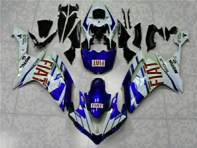 Affordable 2007-2008 Blue Yamaha YZF R1 Replacement Motorcycle Fairings