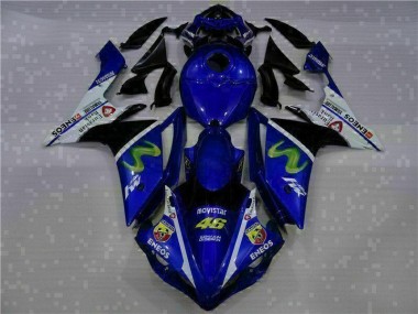 Affordable 2007-2008 Blue Yamaha YZF R1 Motorcyle Fairings