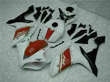 Affordable 2007-2008 White Yamaha YZF R1 Motorcycle Fairing