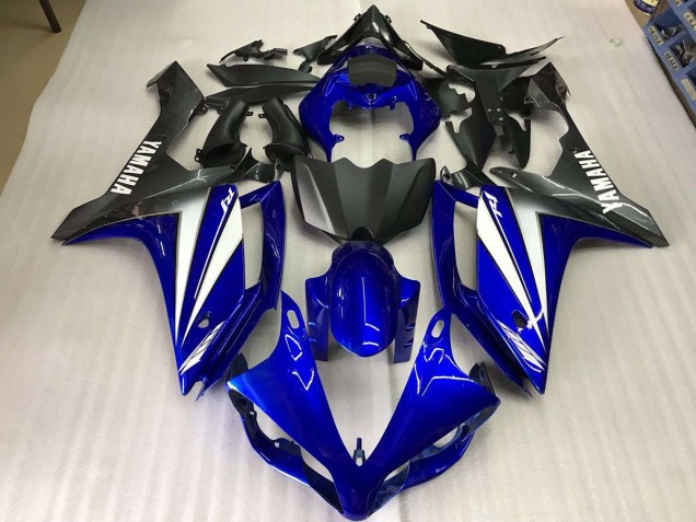 Affordable 2007-2008 Blue White Yamaha YZF R1 Motorcycle Bodywork