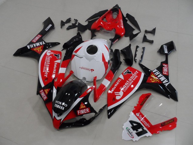 Affordable 2007-2008 Red Black Stickers Yamaha YZF R1 Motorcycle Bodywork