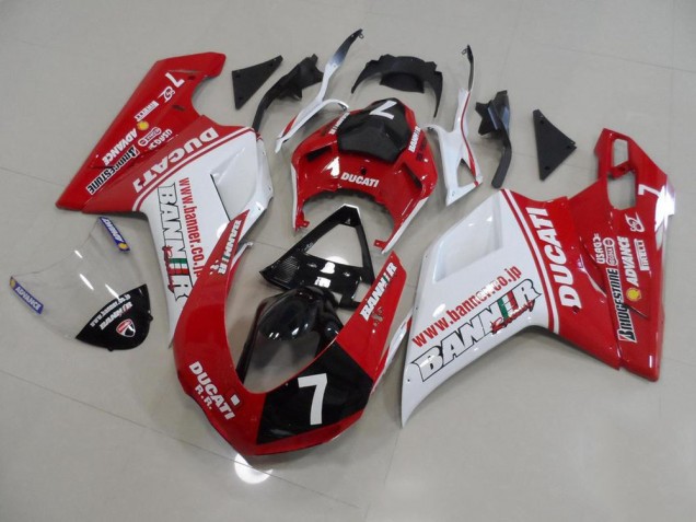 Affordable 2007-2014 Banner 7 Ducati 848 1098 1198 Motorbike Fairing