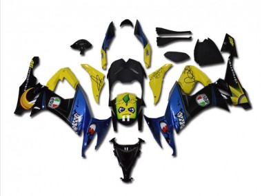 Affordable 2008-2010 Blue Shark Kawasaki ZX10R Bike Fairings