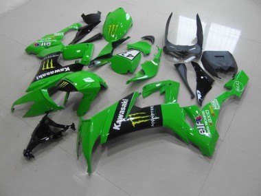 Affordable 2008-2010 Green Monster 41 Kawasaki ZX10R Motorcycle Fairing