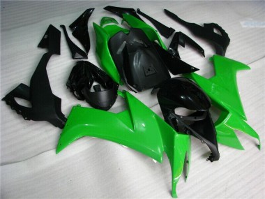 Affordable 2008-2010 Green Black Kawasaki ZX10R Replacement Motorcycle Fairings