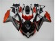 Affordable 2008-2010 Black Orange Grey Suzuki GSXR 600/750 Motorbike Fairing Kits