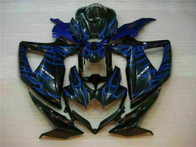 Affordable 2008-2010 Blue Black Suzuki GSXR 600/750 Motorcycle Fairings Kit