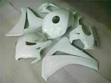 Affordable 2008-2011 White Honda CBR1000RR Motorcycle Fairing Kit