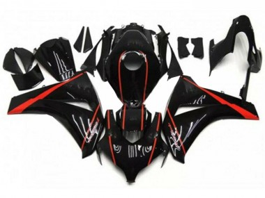 Affordable 2008-2011 Black Honda CBR1000RR Motorbike Fairing Kits