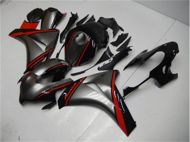 Affordable 2008-2011 Grey Red Black Honda CBR1000RR Motorbike Fairings