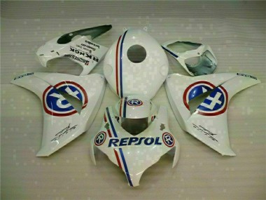 Affordable 2008-2011 White Blue Repsol Honda CBR1000RR Bike Fairing