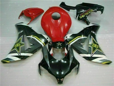 Affordable 2008-2011 Red Black Honda CBR1000RR Motorcycle Fairing