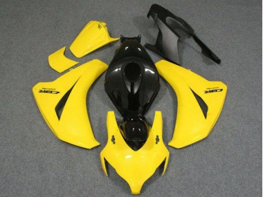 Affordable 2008-2011 Yellow Black Honda CBR1000RR Motorcycle Fairing Kits