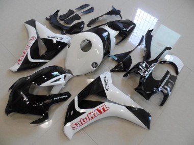 Affordable 2008-2011 Black White Satuhati Honda CBR1000RR Motorcycle Fairings Kits