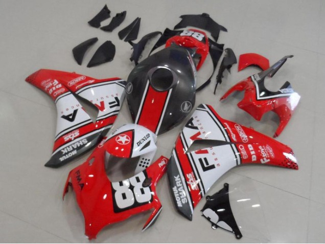 Affordable 2008-2011 Orange Fiamm 88 Honda CBR1000RR Motorcycle Fairings Kit