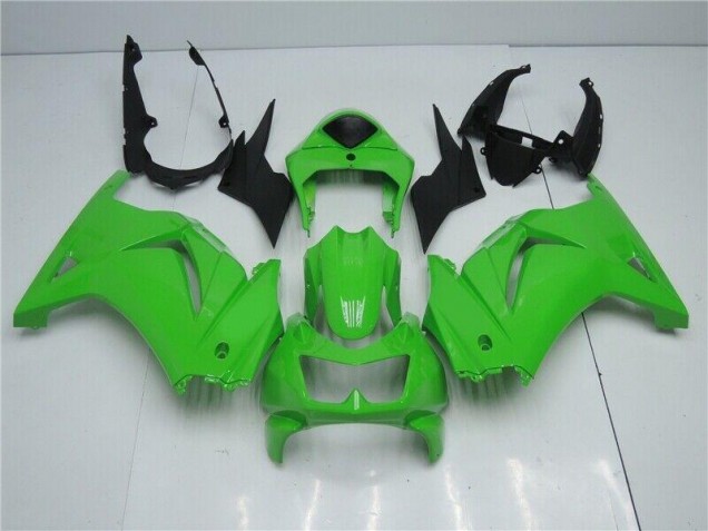 Affordable 2008-2012 Green Kawasaki EX250 Motorcycle Fairing Kit