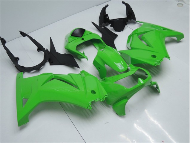 Affordable 2008-2012 Green Kawasaki EX250 Motorcycle Fairing Kit