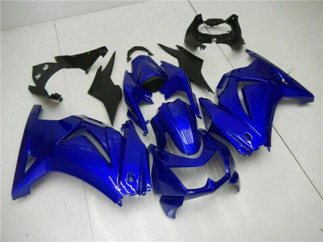 Affordable 2008-2012 Glossy Blue Kawasaki EX250 Motorcycle Fairings Kit