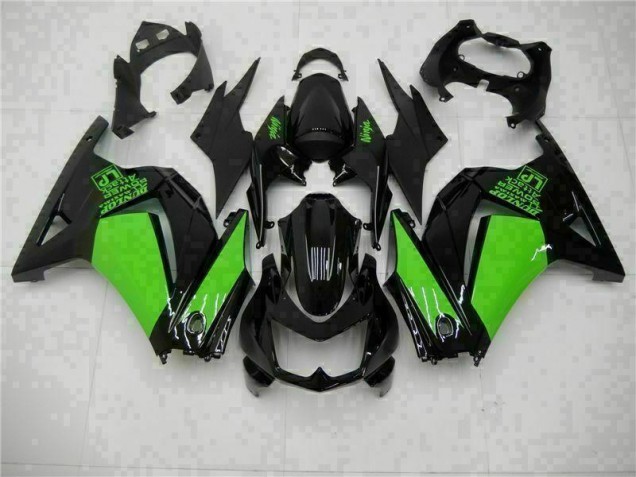 Affordable 2008-2012 Black Green Ninja Kawasaki EX250 Motorcycle Bodywork