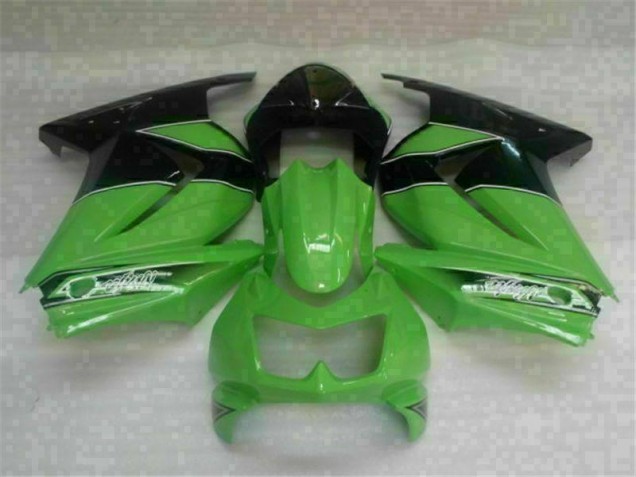 Affordable 2008-2012 Green Black Kawasaki EX250 Motorbike Fairing Kits