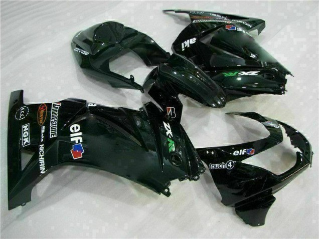 Affordable 2008-2012 Black Kawasaki EX250 Bike Fairings