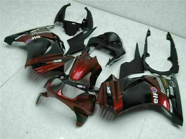 Affordable 2008-2012 Black Kawasaki EX250 Bike Fairing Kit