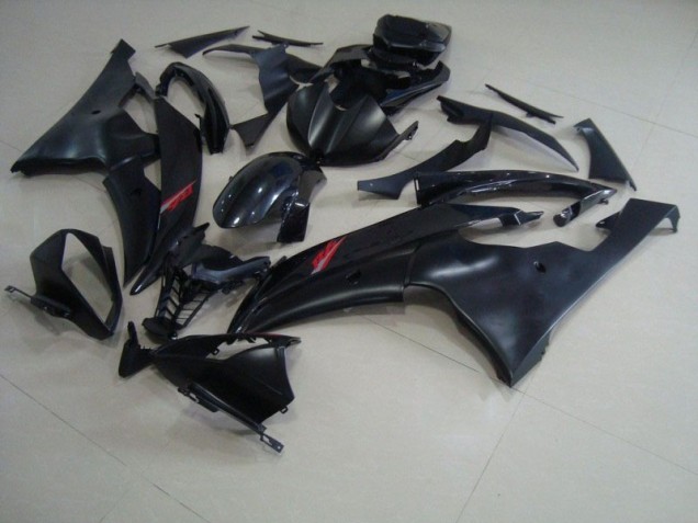 Affordable 2008-2016 Matte Black Glossy Black Yamaha YZF R6 Motorcycle Fairings Kit