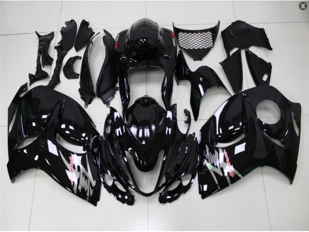 Affordable 2008-2019 Glossy Black Suzuki GSXR 1300 Hayabusa Bike Fairing Kit