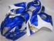 Affordable 2008-2019 Blue White Suzuki GSXR 1300 Hayabusa Motorcyle Fairings