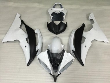 Affordable 2008-2016 White Black Yamaha YZF R6 Bike Fairings & Bodywork