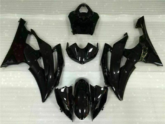 Affordable 2008-2016 Glossy Black Yamaha YZF R6 Motorbike Fairings