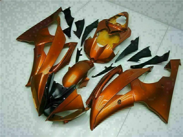 Affordable 2008-2016 Orange Yamaha YZF R6 Bike Fairings