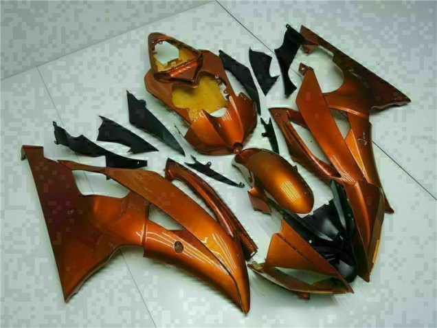 Affordable 2008-2016 Orange Yamaha YZF R6 Bike Fairings