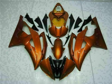 Affordable 2008-2016 Orange Yamaha YZF R6 Bike Fairings