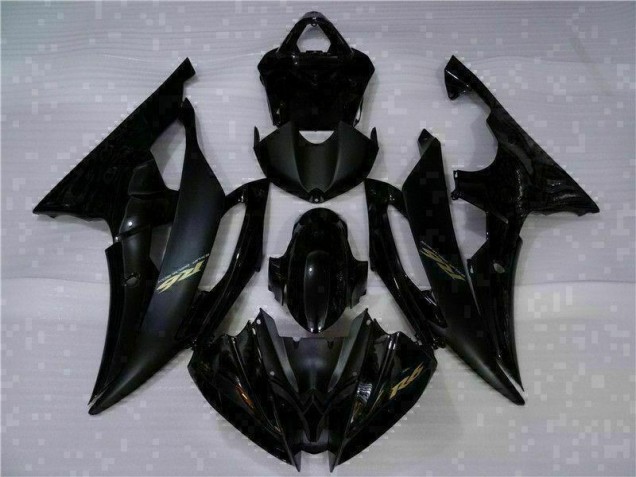 Affordable 2008-2016 Black Yamaha YZF R6 Moto Fairings