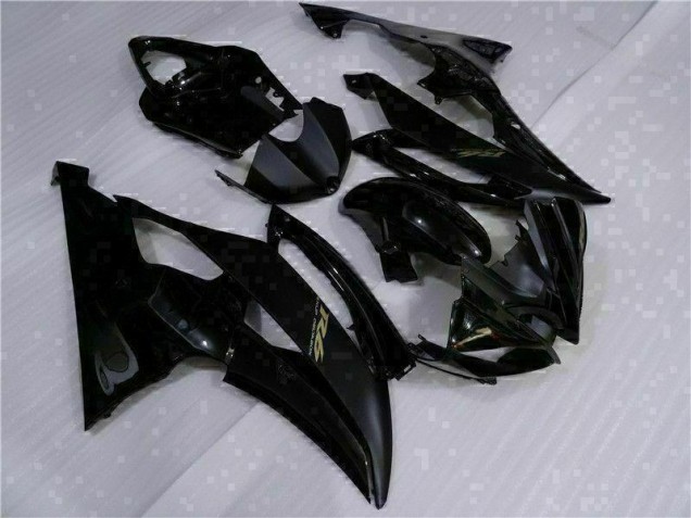 Affordable 2008-2016 Black Yamaha YZF R6 Moto Fairings