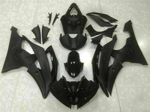 Affordable 2008-2016 Black Yamaha YZF R6 Replacement Motorcycle Fairings