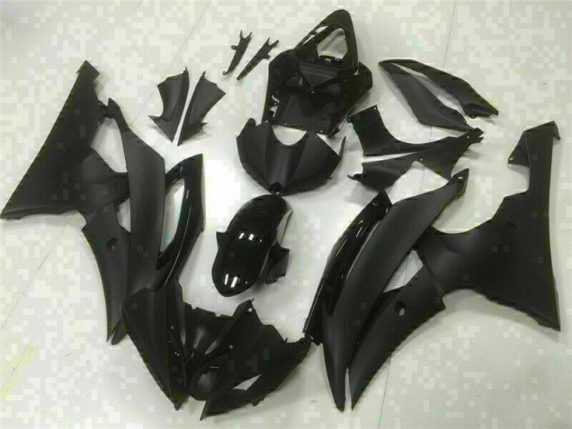 Affordable 2008-2016 Black Yamaha YZF R6 Replacement Motorcycle Fairings