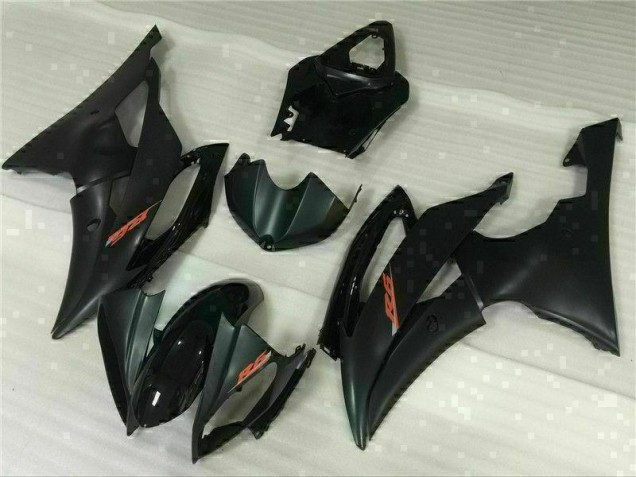 Affordable 2008-2016 Black Yamaha YZF R6 Motorbike Fairing Kits