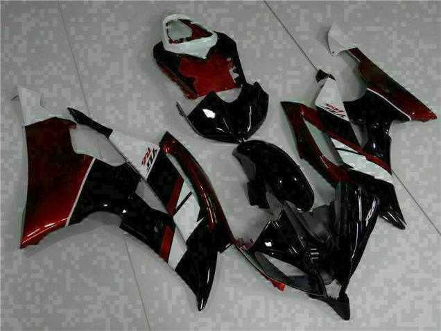 Affordable 2008-2016 Black Yamaha YZF R6 Motorcyle Fairings