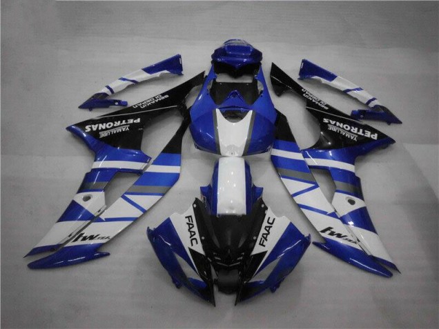 Affordable 2008-2016 Blue White FAAC Yamaha YZF R6 Motorcylce Fairings