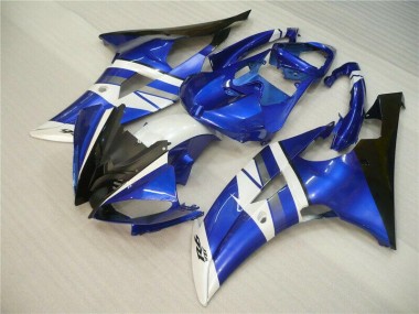 Affordable 2008-2016 Blue White Black Yamaha YZF R6 Bike Fairings & Bodywork